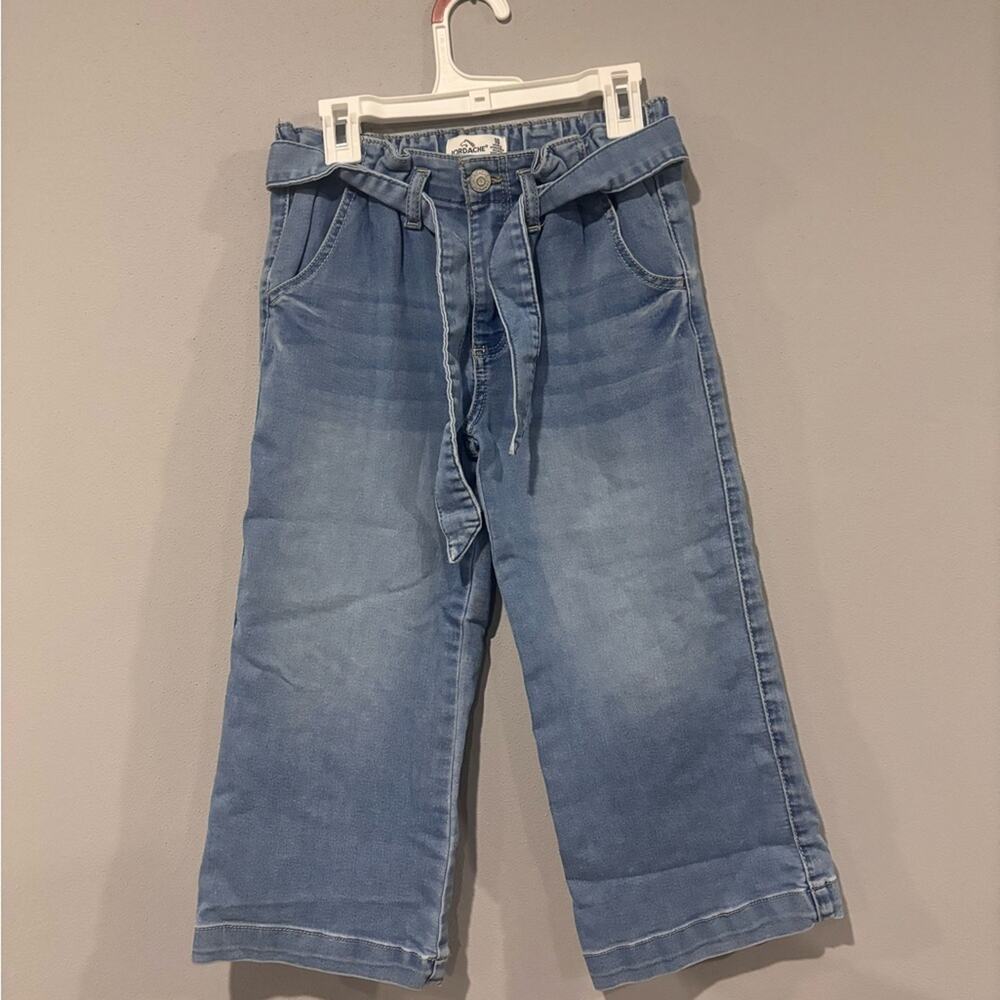 Jordache Sky Blue Wide Leg Jeans Size Girls 10